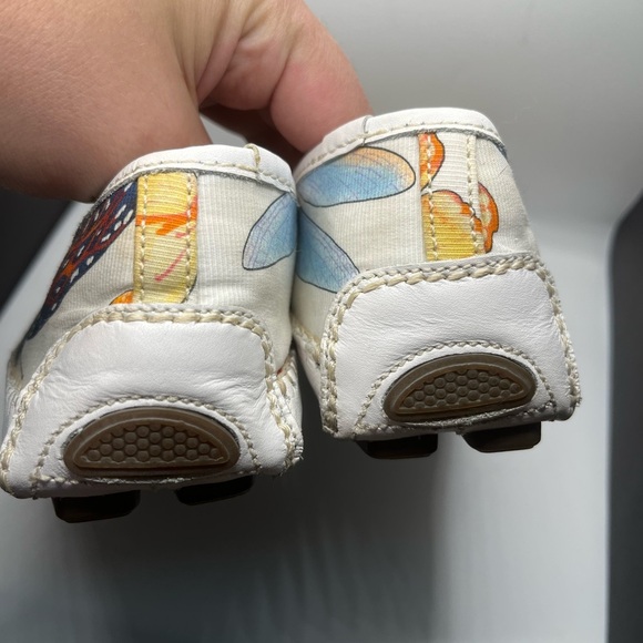 Peter Millar Signature Insetti Venetian Loafers Ivory Drivers Womens Size 9 - Picture 9 of 11